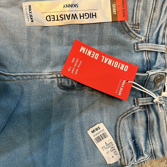 High waisted jeans (skinny) size (7) - Picture 4 of 4